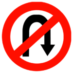 u turn traffic sign, graphy regulatory sign, no u turn syndrome, no left u turn, no right u turn/10