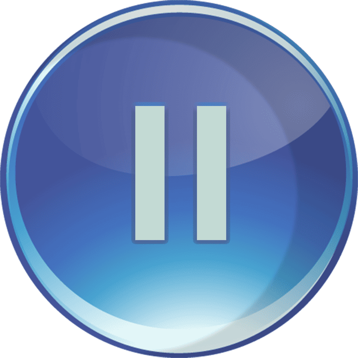 gradient style shaded pause icon