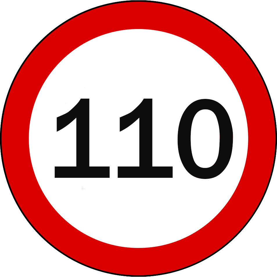 speed sign, traffic sign, kilometer per hour speed limit, limit, 110, warning sign, speed limit, speed limit icon, limit symbol/11