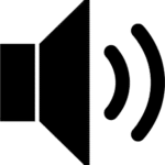 sound on off icon png thick line