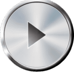 play button icon/symbol png bold style media button