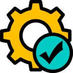 setting icon yellow color png