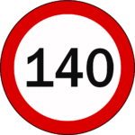 speed sign, traffic sign, kilometer per hour speed limit, limit, 140, warning sign, speed limit, speed limit icon/14