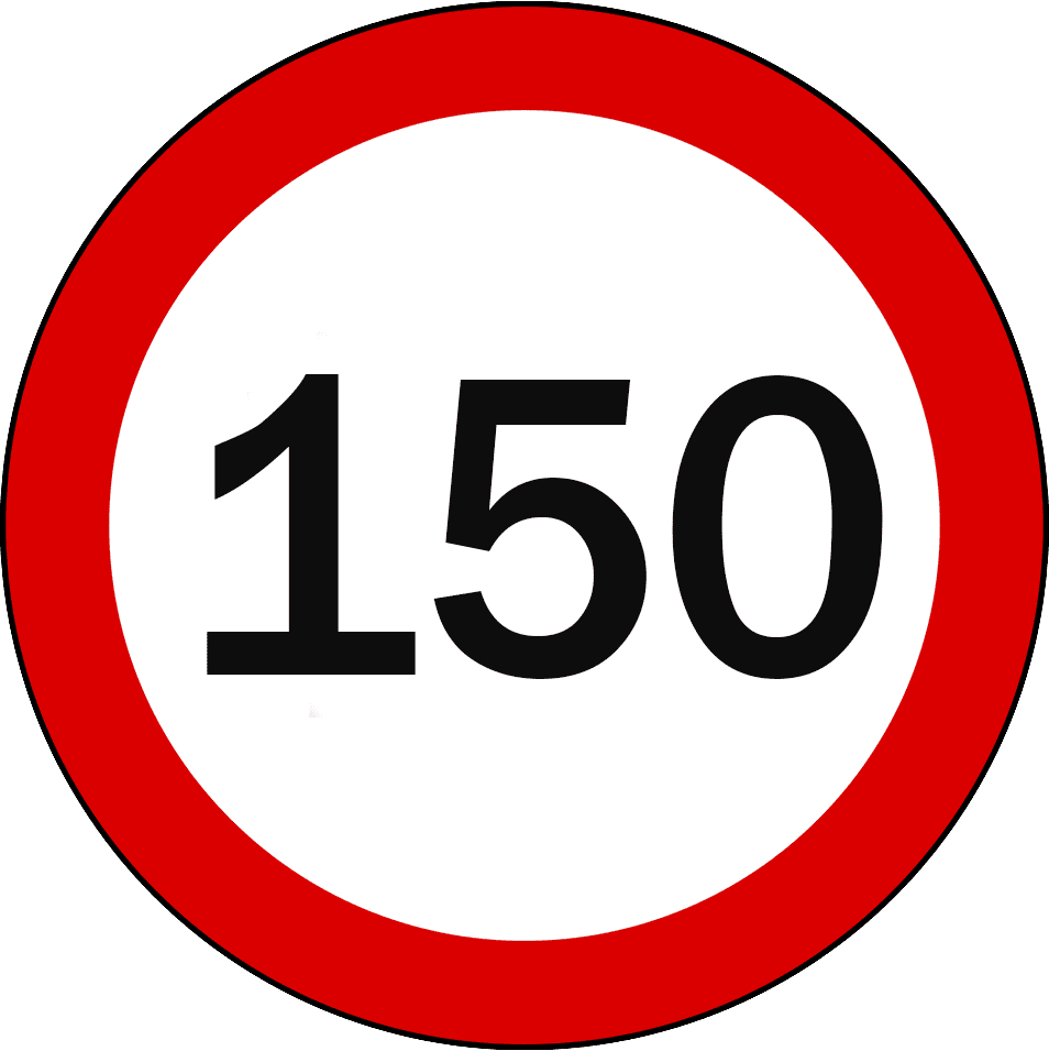 limit, 150, warning sign, speed limit, speed limit icon, speed limit symbol/15