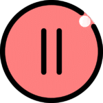 simple style pause icon png