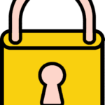 closed yellow padlock icon png