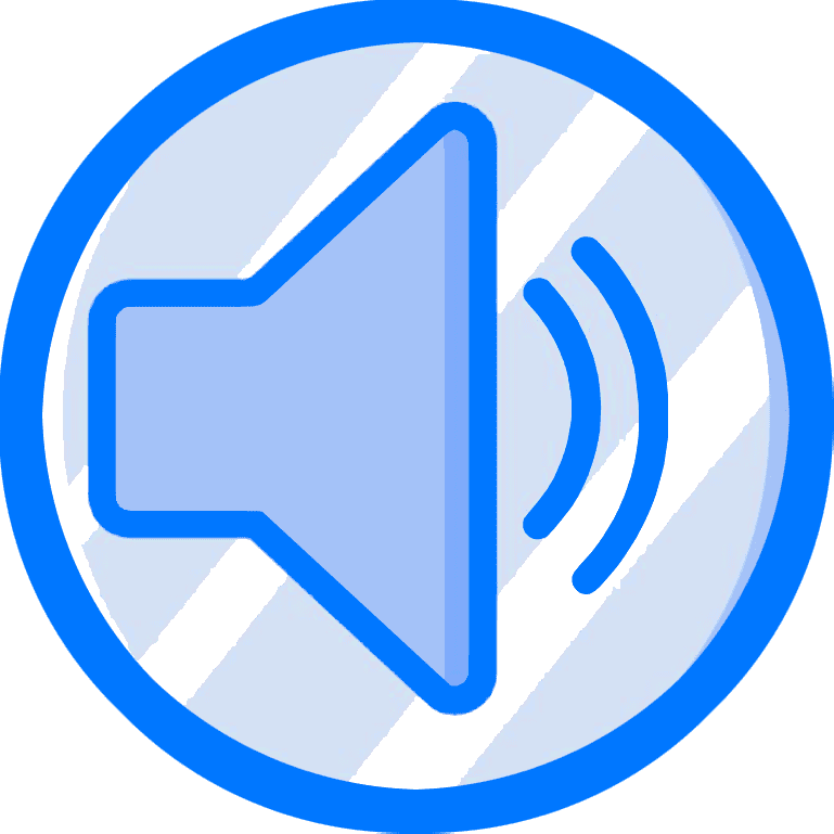 sound on off icon png color full style