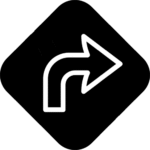 traffic sign, turn right, right turn icon, regulatory sign, road sign, right arrow, turn right arrow/2