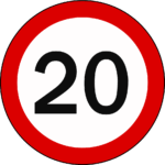speed sign traffic sign kilometer per hour speed limit, limit, 20, text, warning sign, speed limit traffic sign/2