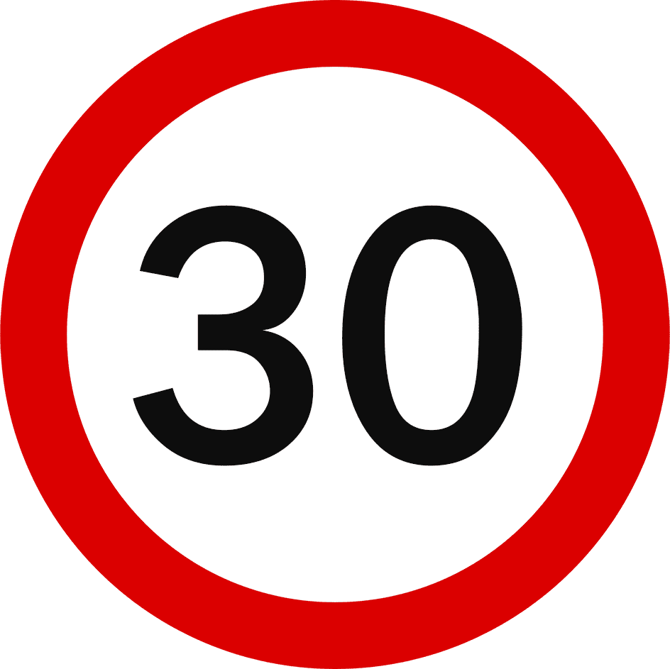 speed sign, traffic sign, kilometer per hour speed limit, limit, limit speed 30/23