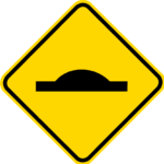 traffic sign, road speed bump, warning sign, speed bump sign, speed bump symbol, speed jump