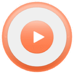 play icon png line style minimal design