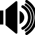 sound on off icon png flat design