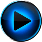 modern style play button symbol