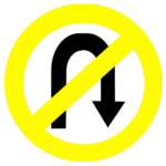 u turn traffic sign, graphy regulatory sign, no u turn syndrome, no left u turn, no right u turn/9