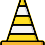 cone icon, cone symbol png, traffic cone transparent, construction road marker, warning sign icon, safety zone symbol, highway work alert