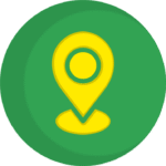 circle shape map pin icon/symbol png, location icon/symbol png