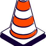 traffic cone symbol, cone icon png, construction area warning, road traffic marker, safety cone transparent, lane work icon, orange caution symbol