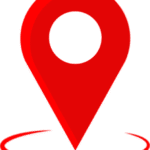 map pin symbol red, location icon red, shadow style map pin icon red png