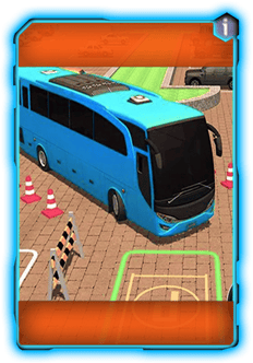 bus parking game ui png, bus parking button icon, parking game interface symbol, transparent game ui element, mobile control asset, level selection icon png, game ui level selection